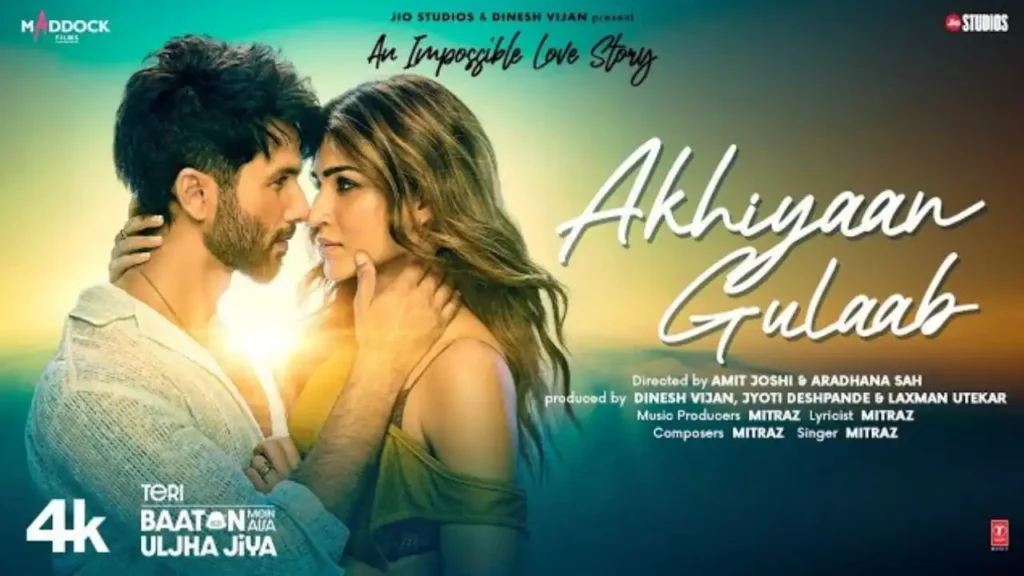 Akhiyaan Gulaab Lyrics (Teri Baaton Mein Aisa Uljha Jiya)