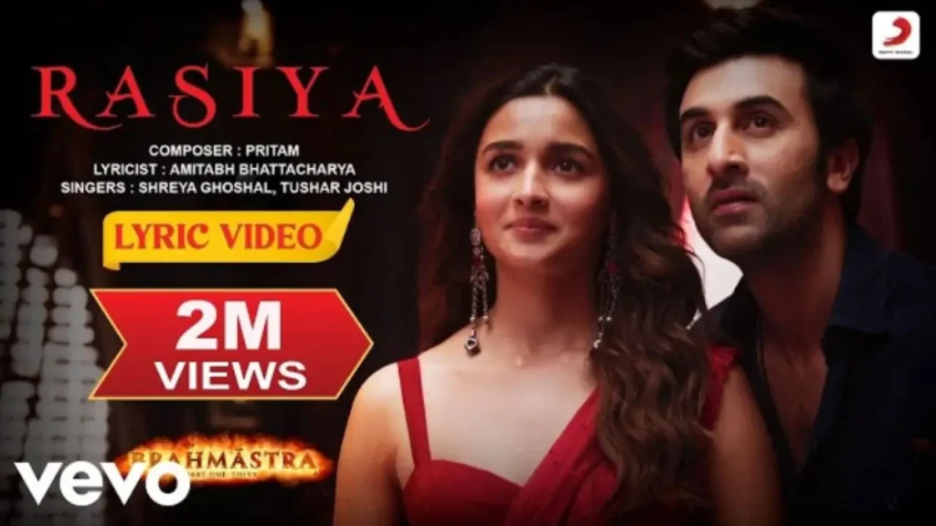 Rasiya Song Lyrics – Shreya Ghoshal from “Brahmastra”