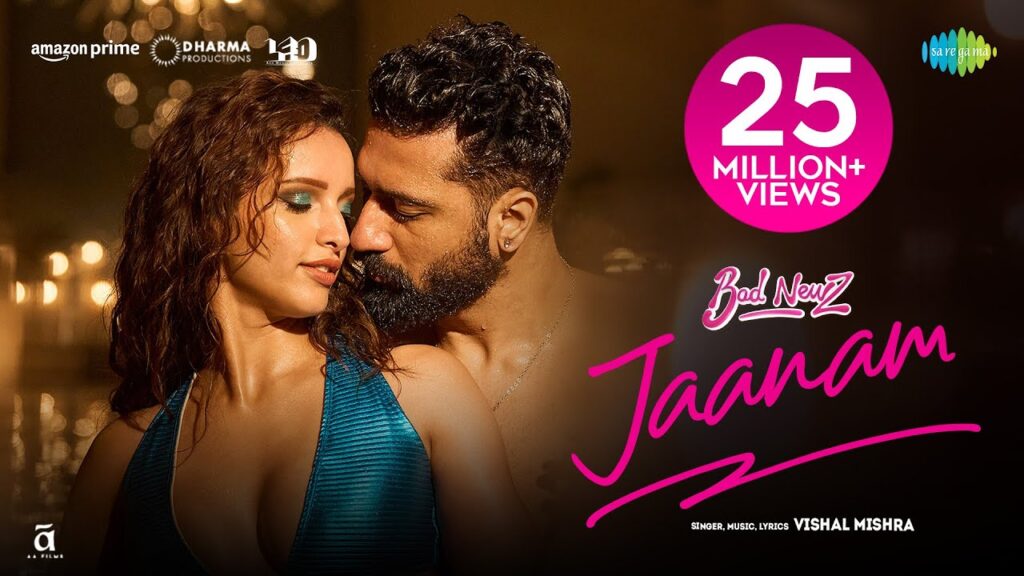 Jaanam By- Vishal Mishra Lyrics (From “Bad Newz”)