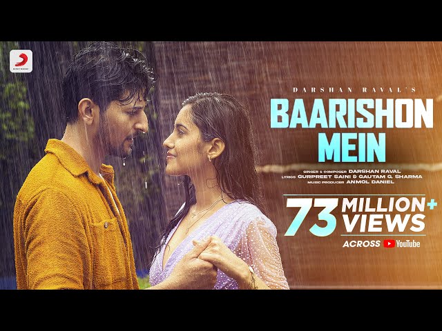 Baarishon Mein by Darshan Raval Lyrics in Hindi